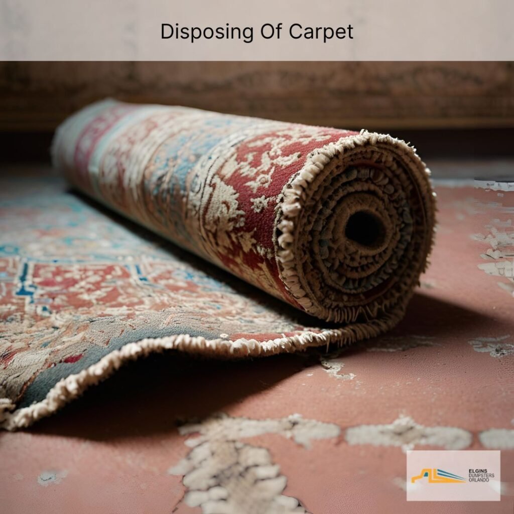 How to Dispose of and Recycle Old Carpet in Orlando